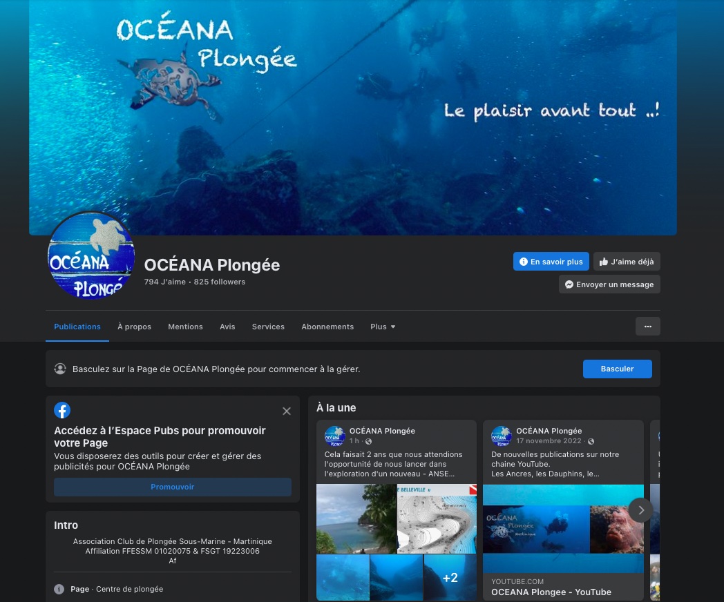 Notre Page FaceBook.
